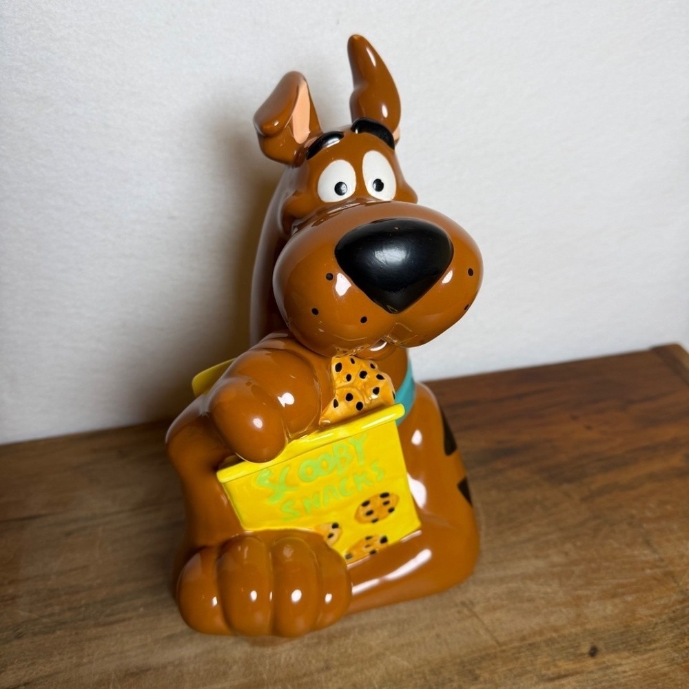 Vintage Scooby Doo Cookie Jar Scooby Snacks 2001 Warner Bros Cartoon Rare